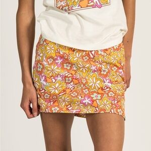 VANS RETRO FLORAL MUSHROOM MINI SKIRT *BNWT*